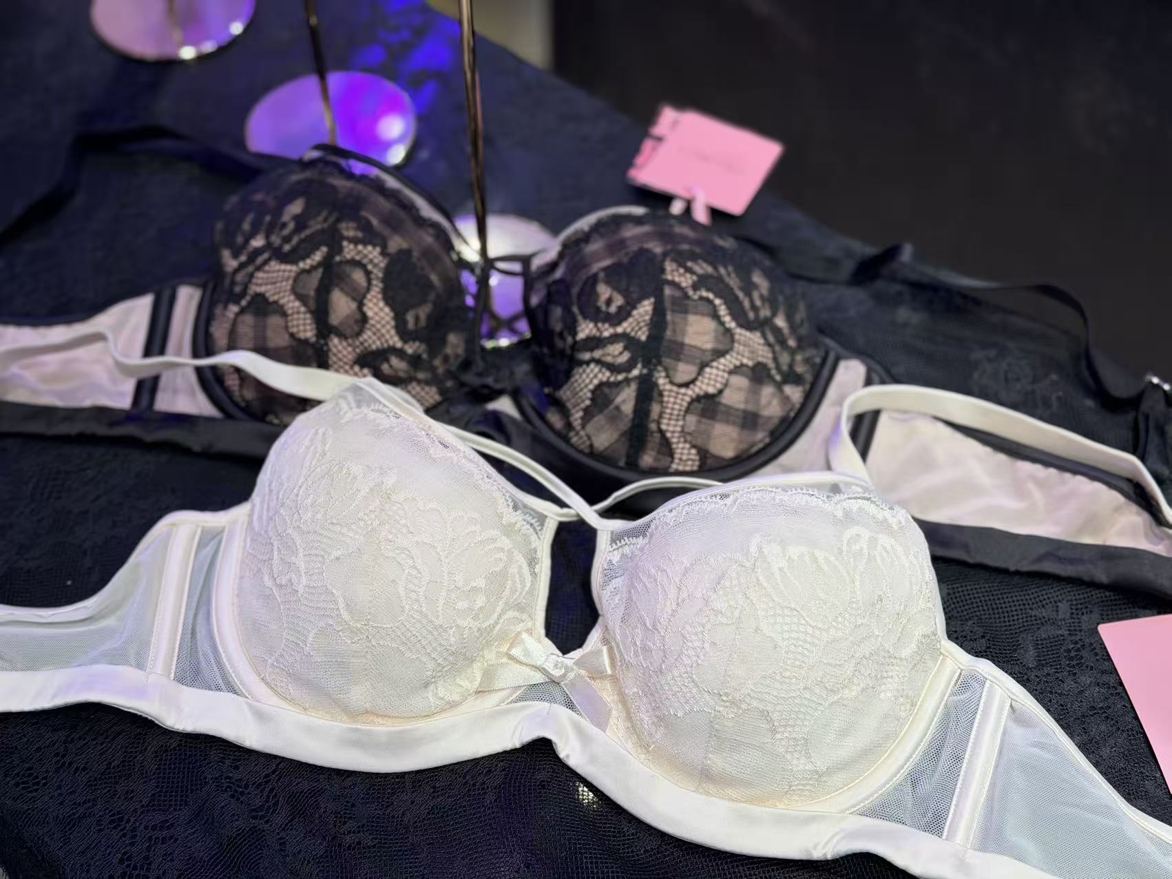 胸口交叉绳超薄内衣/性感又纯欲/桑蚕丝内胆/H0313