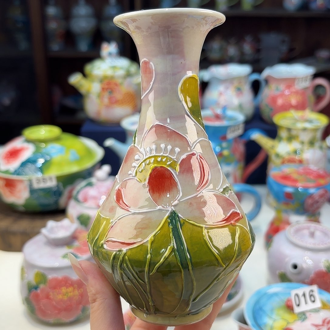 景德镇手绘高温釉下彩陶瓷茶具