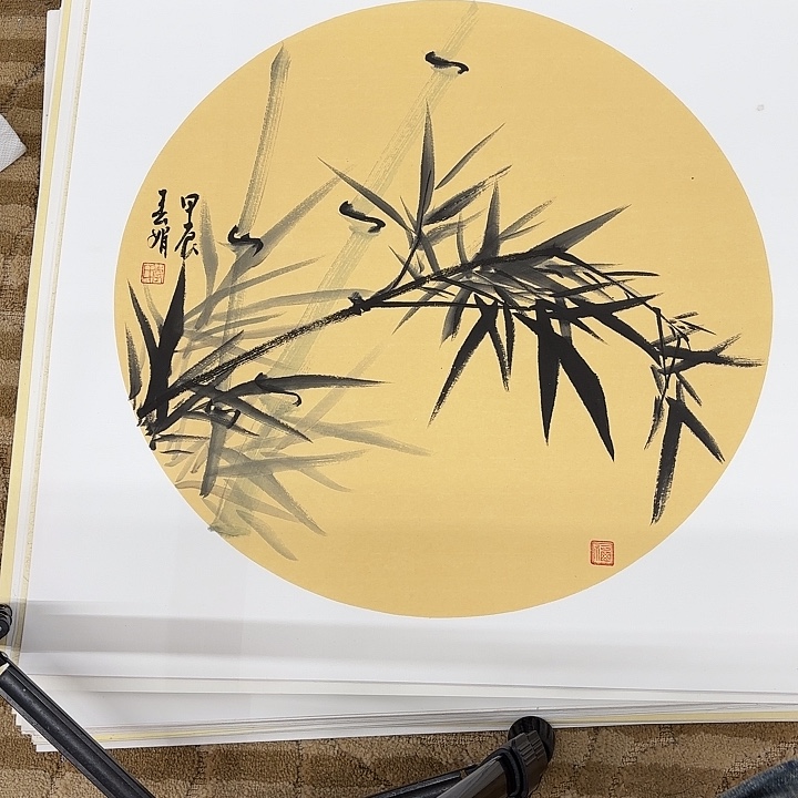 国画花鸟的故事和生活50.50