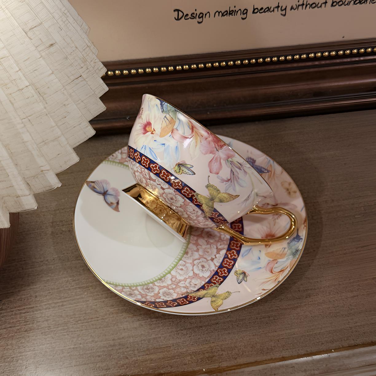 花间颂轻奢咖啡杯碟