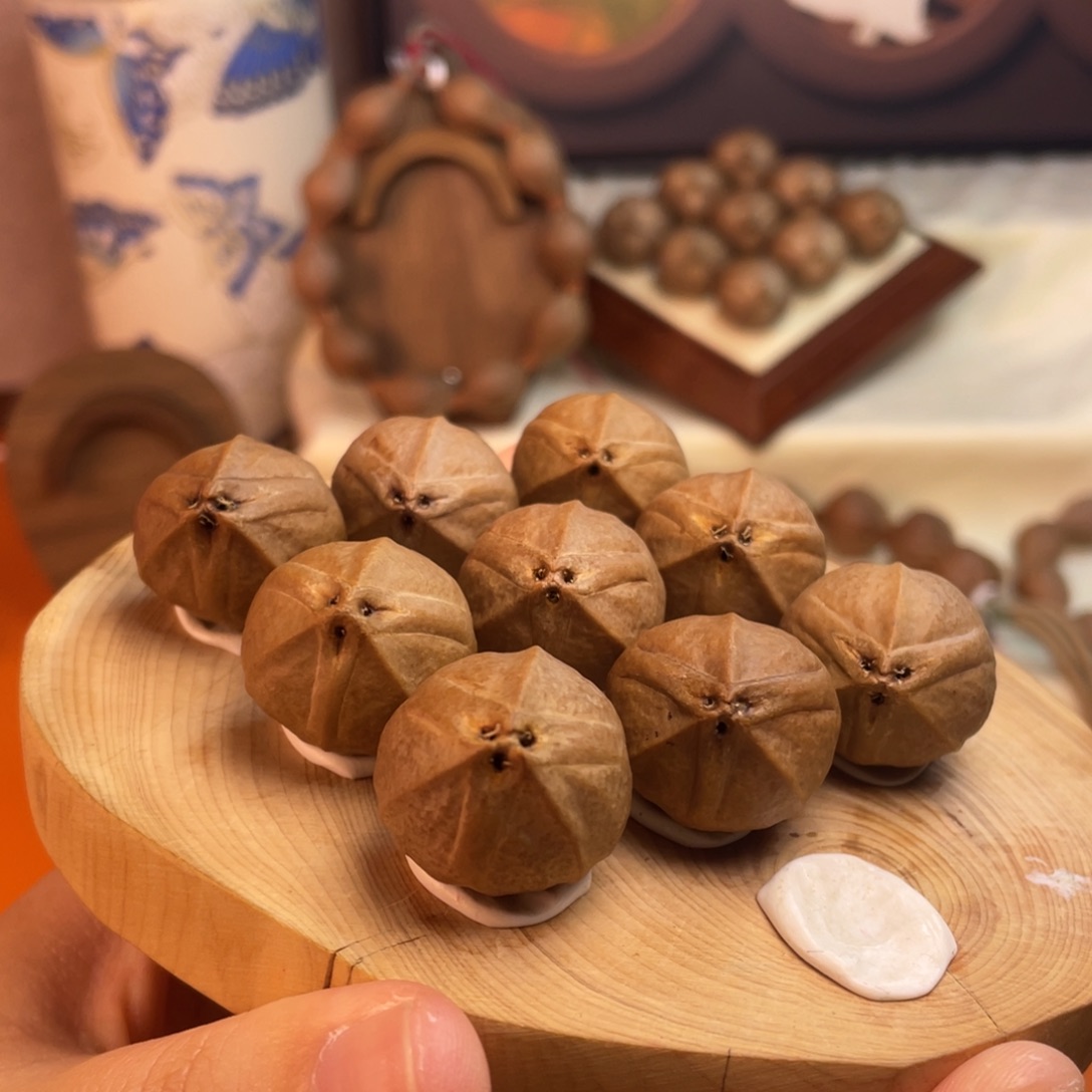 丶***怀橄榄核手串/手链2227梅林铁核定制散籽