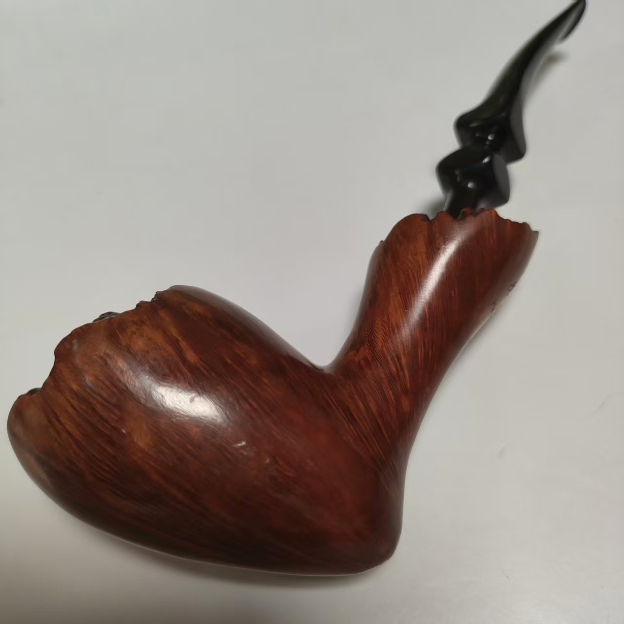 丹麦本韦德双留皮自由式老烟斗