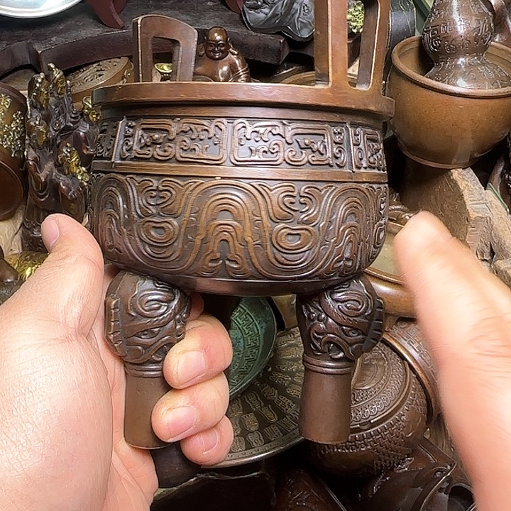 铜器办公室茶室摆件