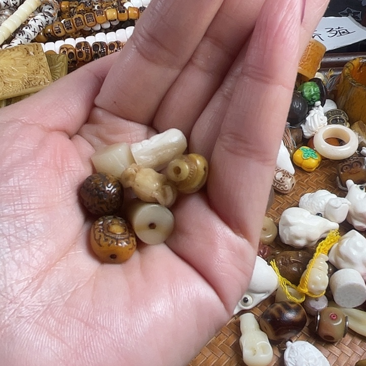 鹿骨手串/手链驼骨驼骨71，打包打包