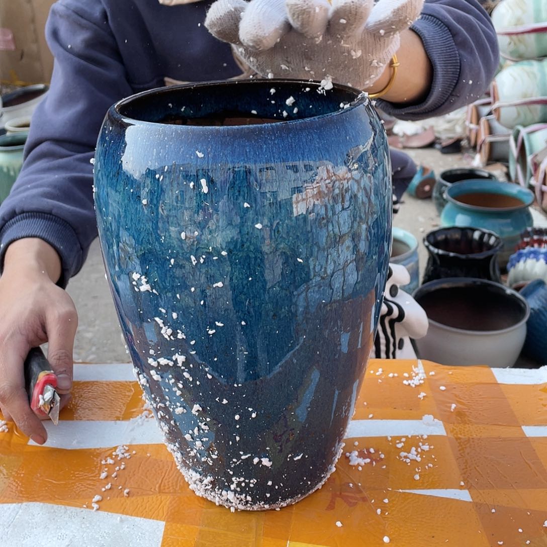 红陶宜兴紫砂花盆