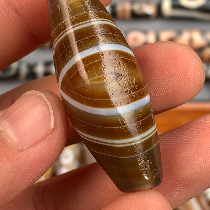 昌化石印石缠丝珠