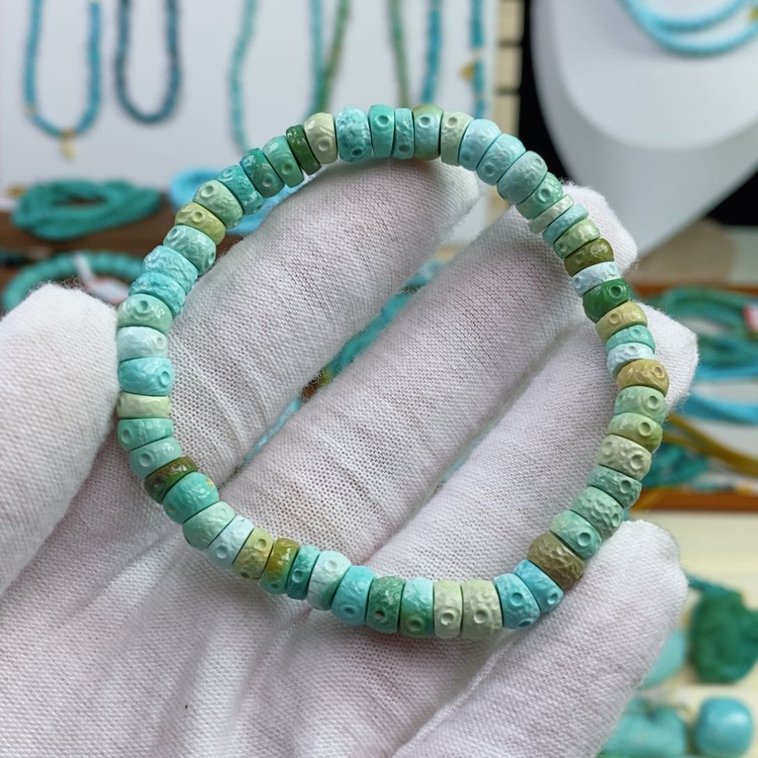 未镶嵌绿松石手串D*