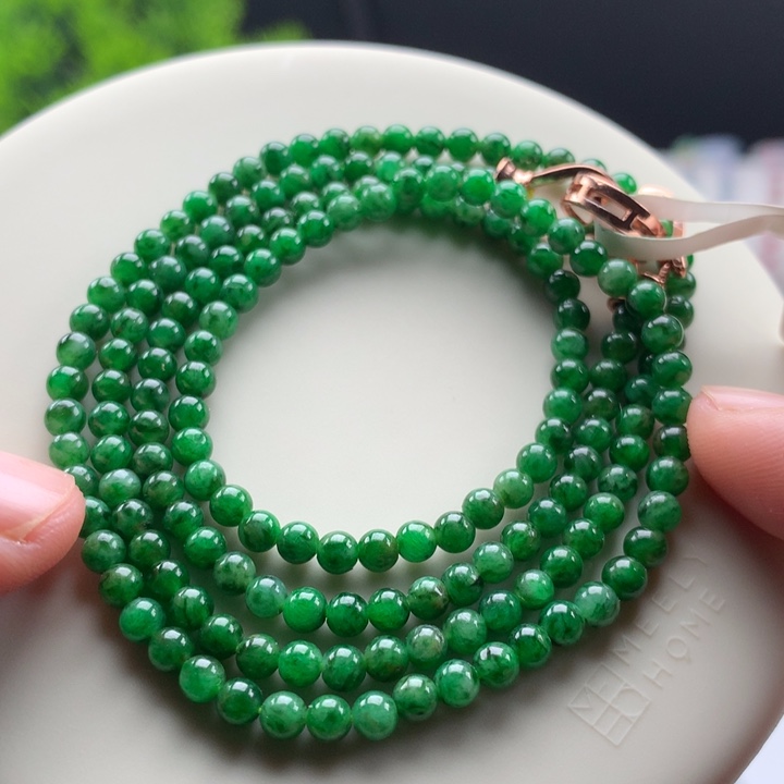 未镶嵌手串翡翠卡3.5