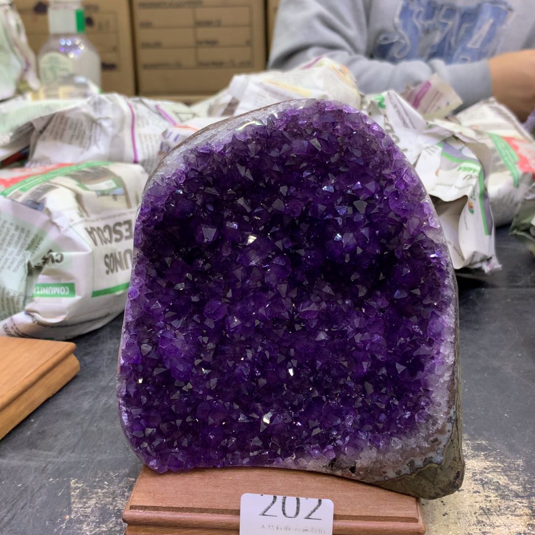 水晶摆件未镶嵌紫晶202