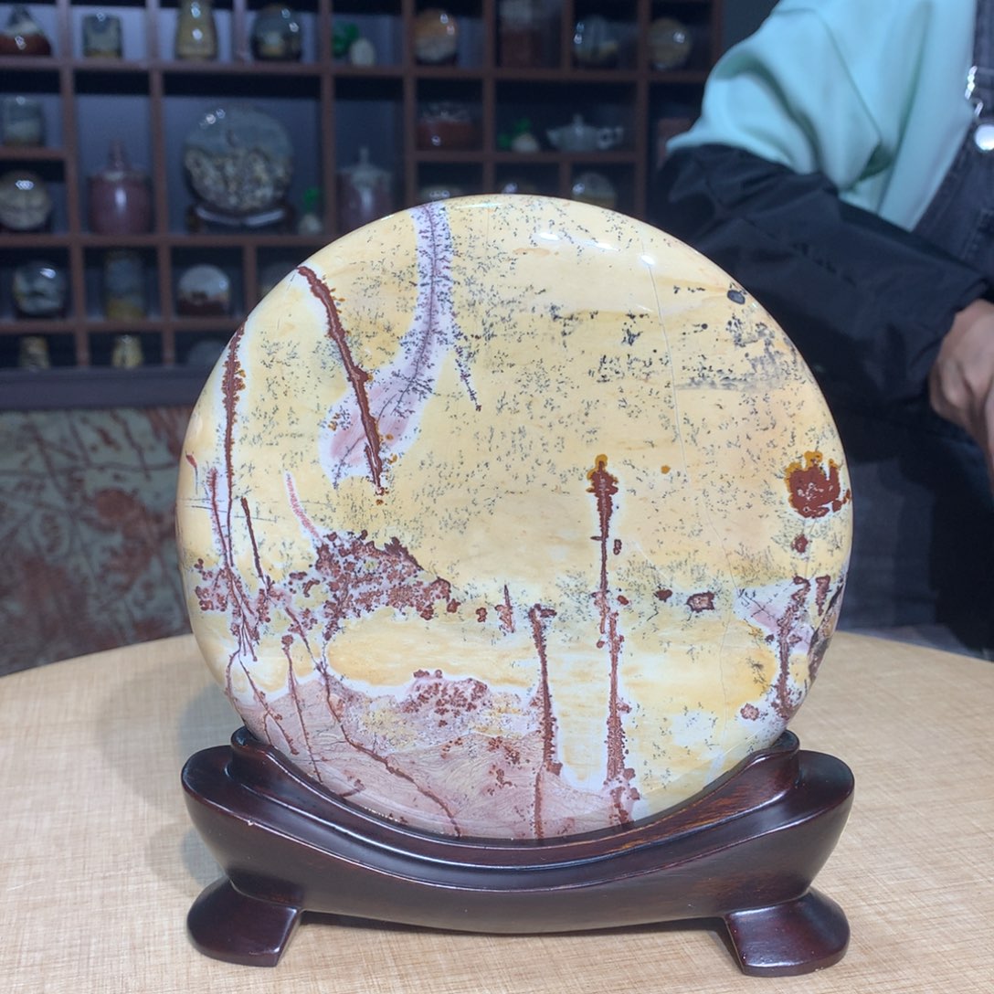 紫砂广西国画石，观赏收藏