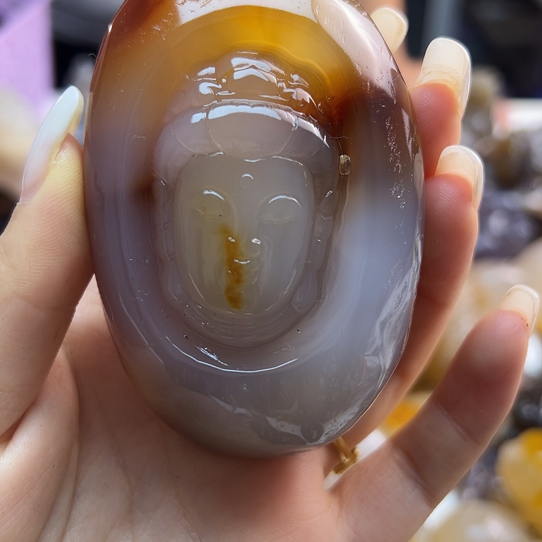 玛瑙/玉髓未镶嵌吊坠(不含链)