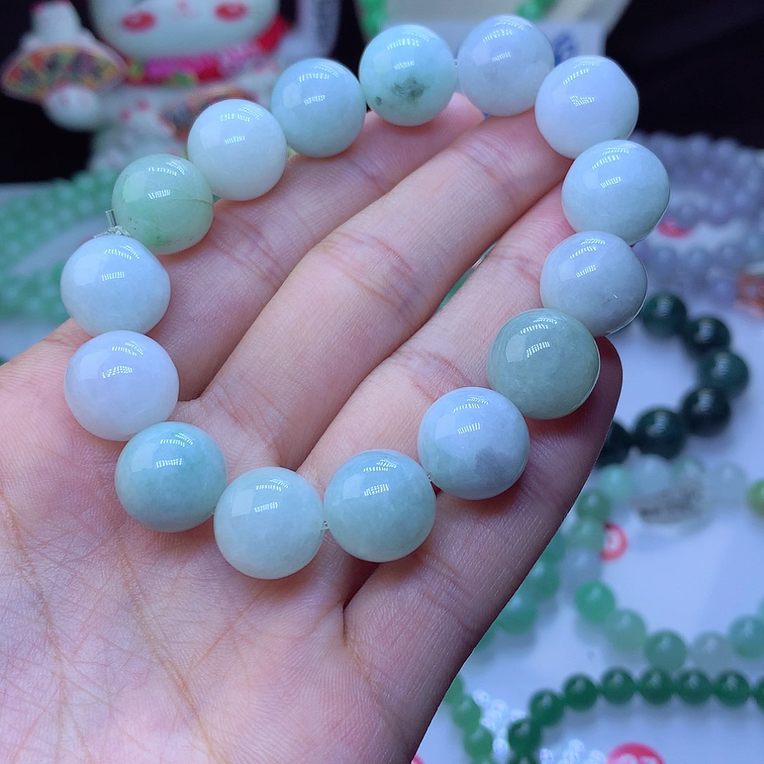 翡翠毛衣链未镶嵌卡14