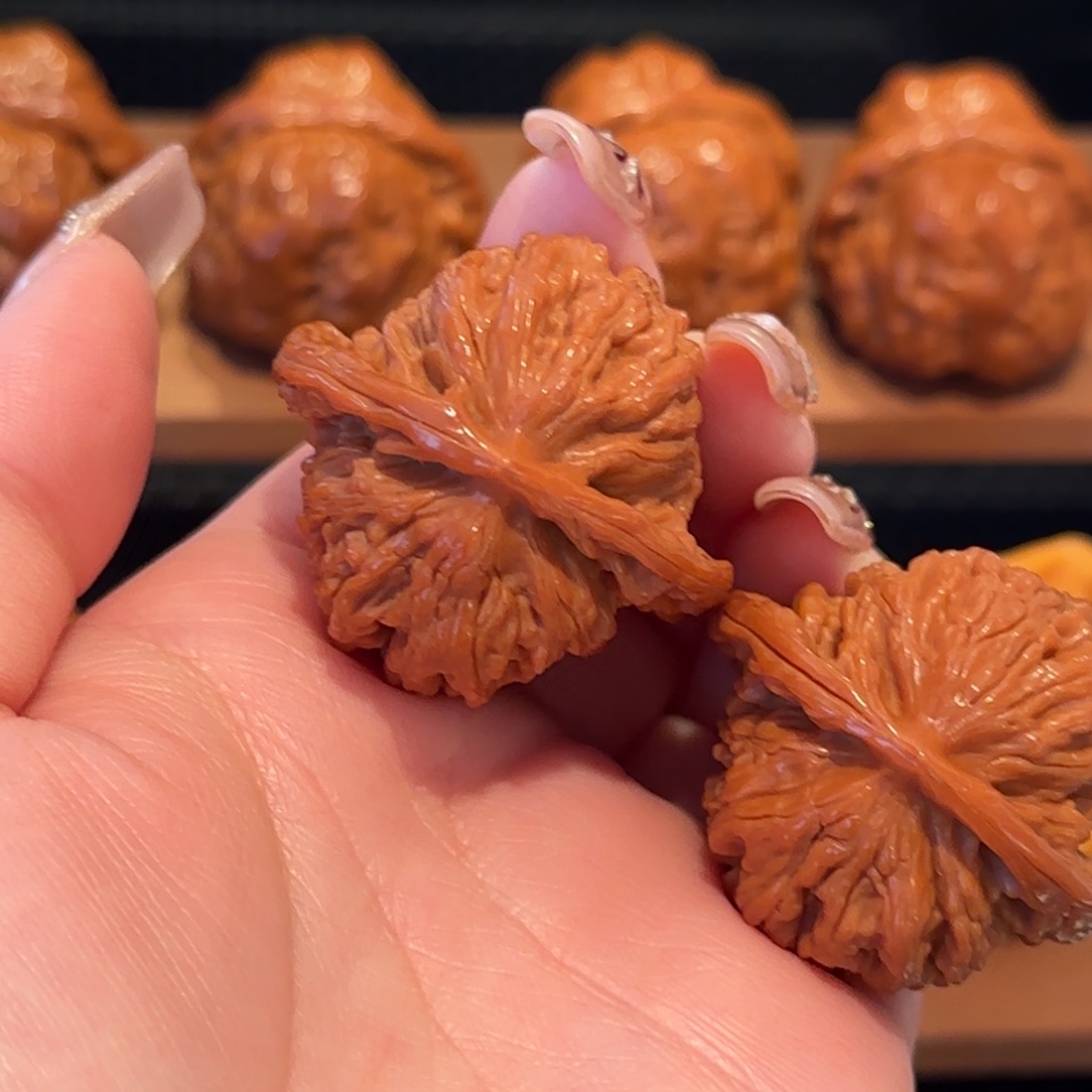 桃核吊坠四座楼38 精品1124