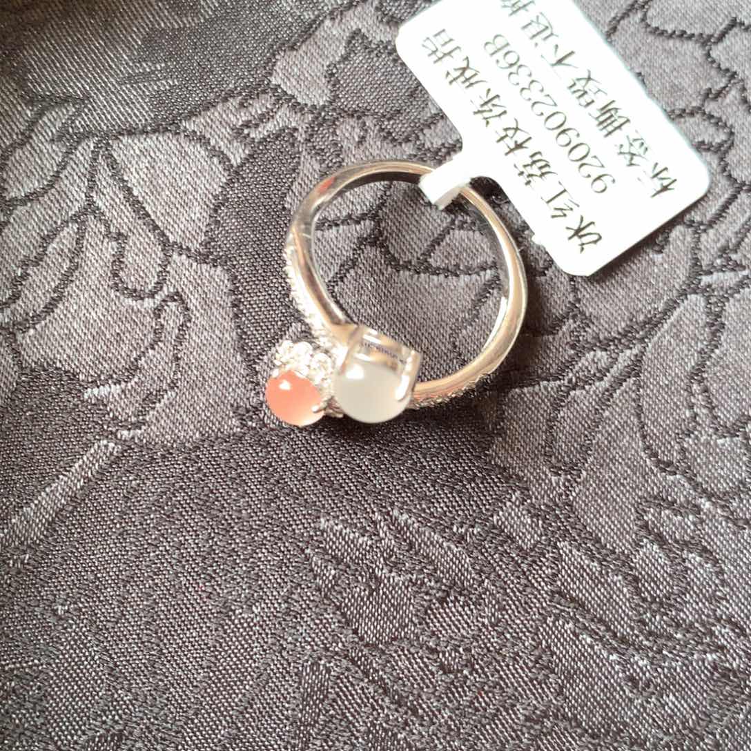 玛瑙/玉髓荔枝冻戒指未镶嵌