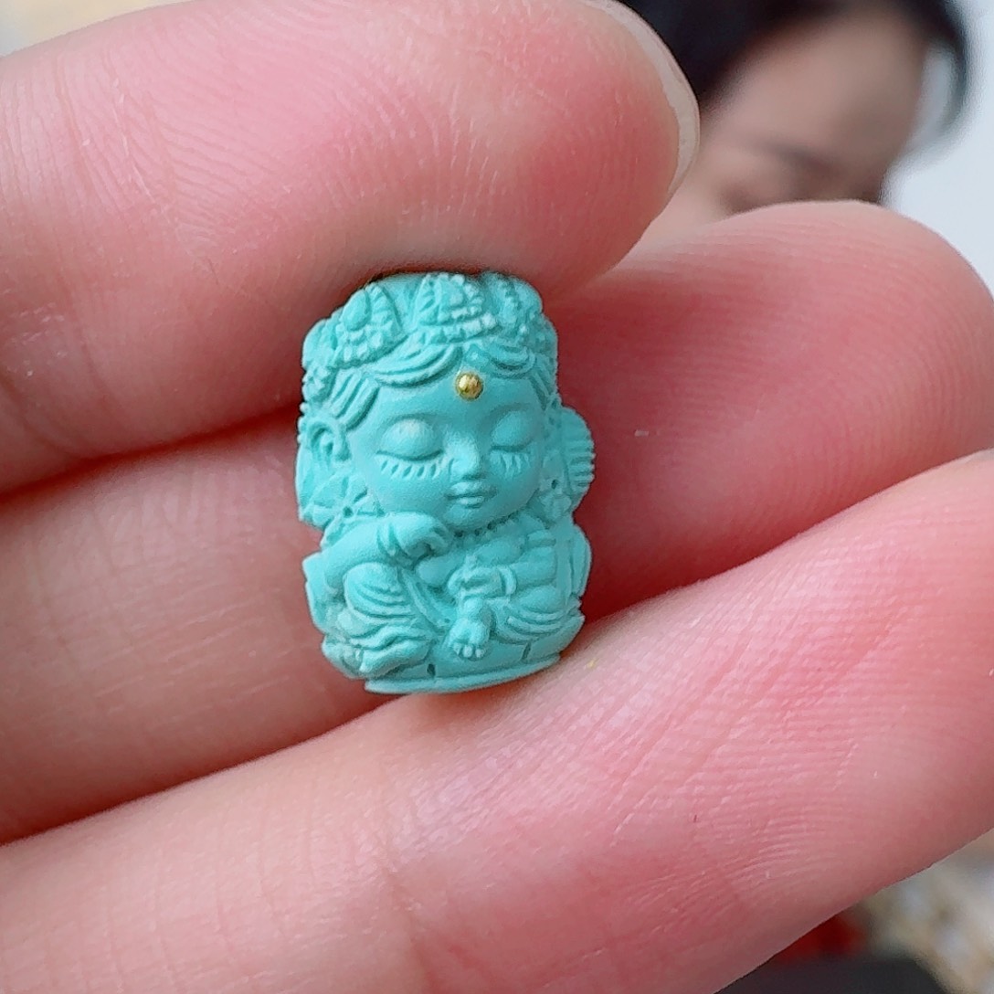 未镶嵌绿松石珠宝奇石