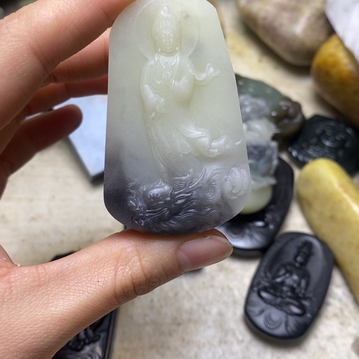 夜***凉和田玉未镶嵌珠宝奇石116