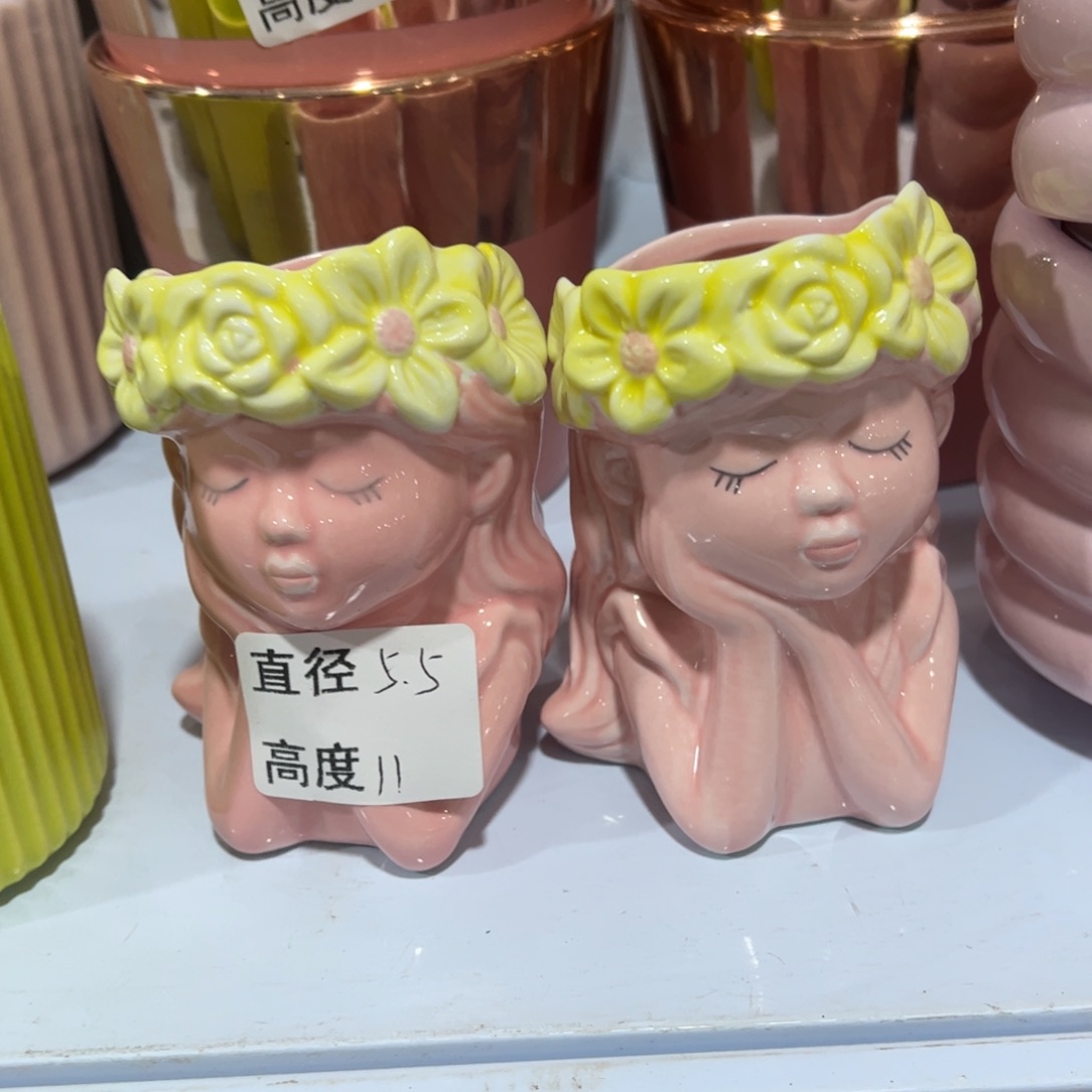 有孔陶瓷花盆，满10米包邮发货