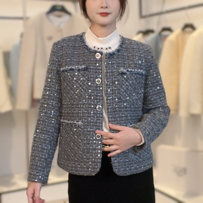 短外套秋季小香风气质轻奢短款时尚百搭小香风气质休闲大气女款