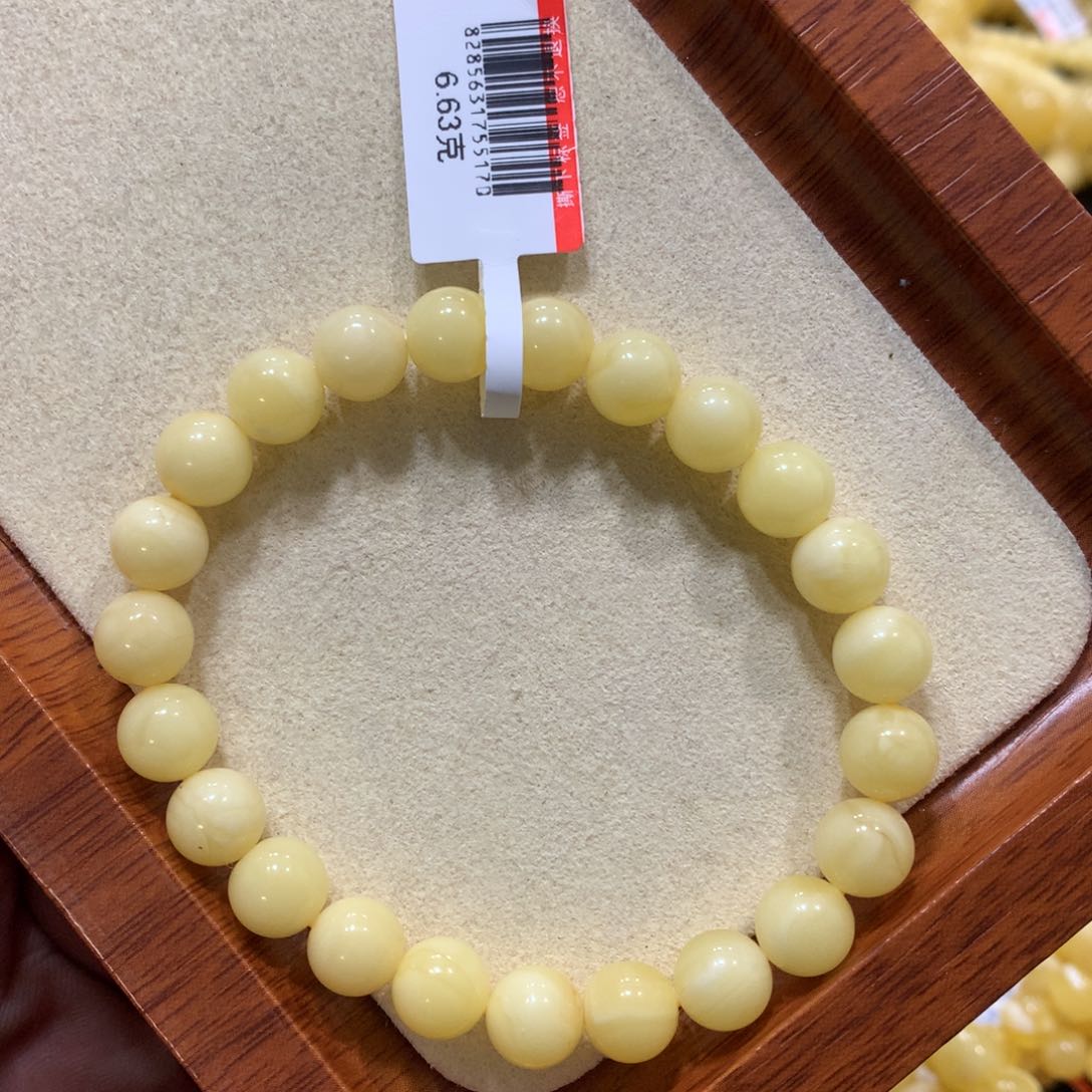 蜜蜡手链未镶嵌蜜蜡