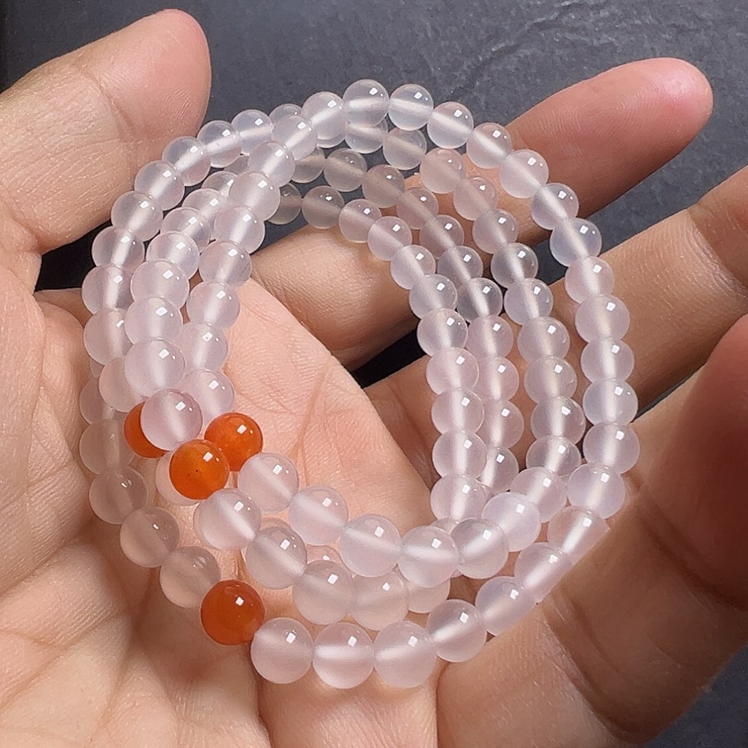 南红玛瑙手链未镶嵌南红