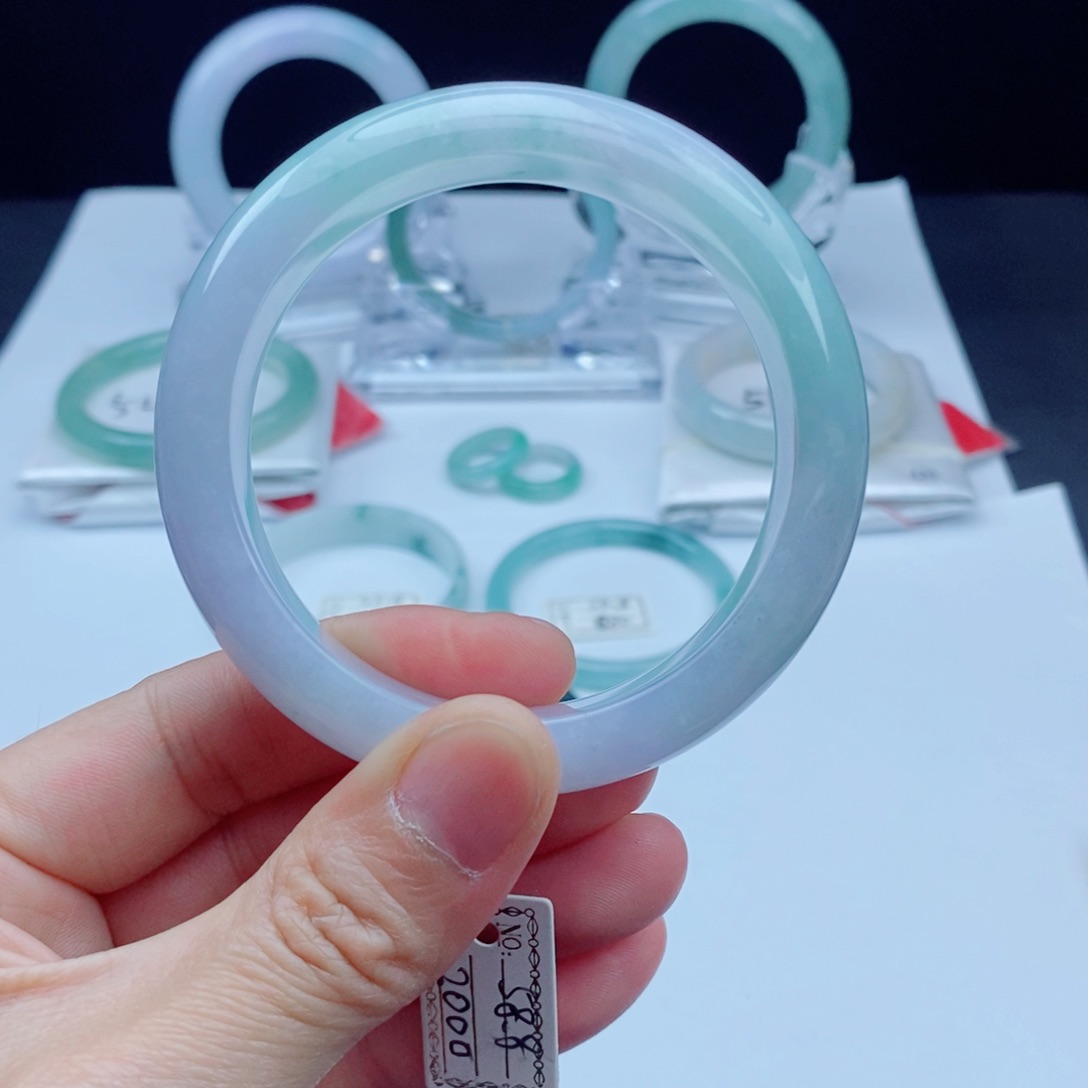 翡翠手镯未镶嵌58-59正圈手镯