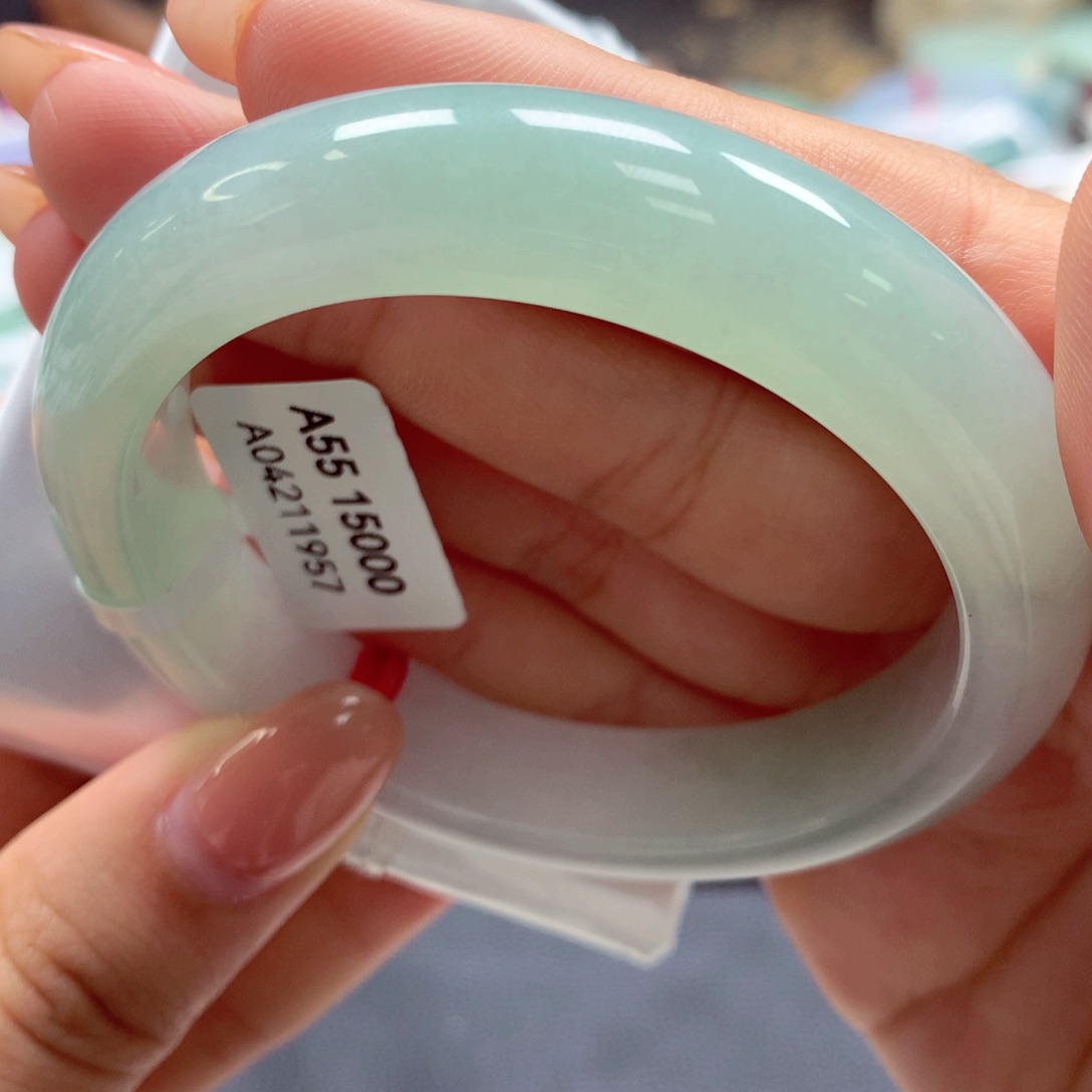 翡翠手镯未镶嵌55正（26）31号