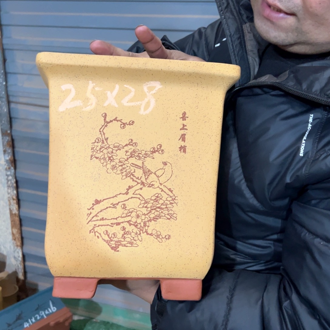 紫砂花盆紫砂花盆