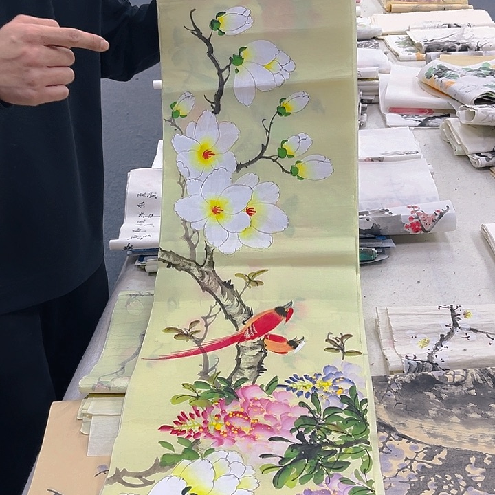 国画纯手绘字画宣纸