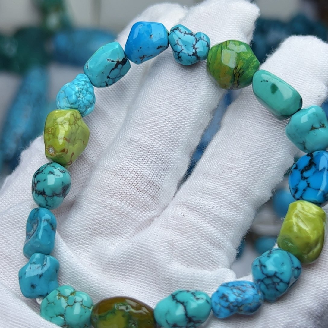 绿松石珠宝奇石未镶嵌