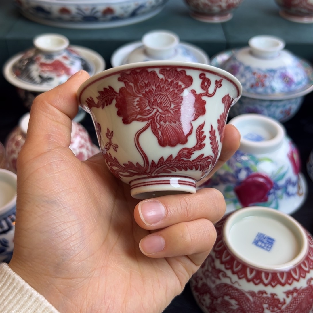 H正绎堂虞美人铃铛杯