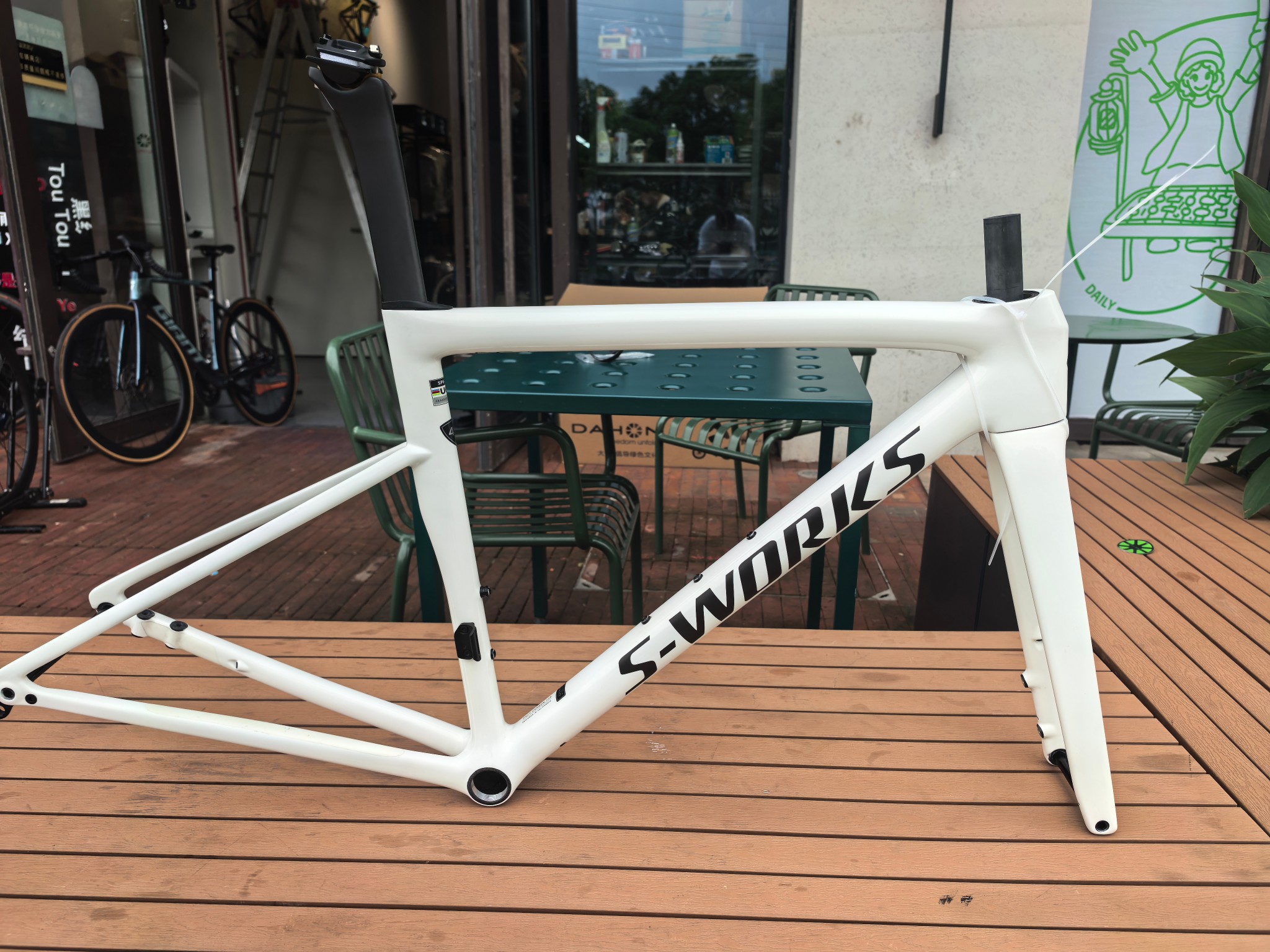 公路自行车碳纤维自行车闪电sl8架子尺码49适合158-168左右