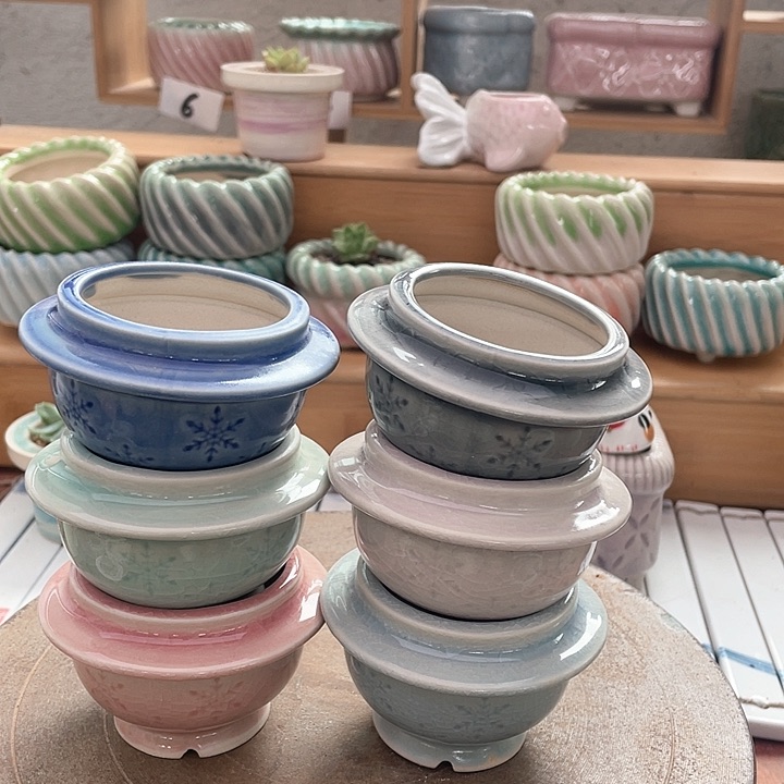 组合开播浮力炸半手工花盆