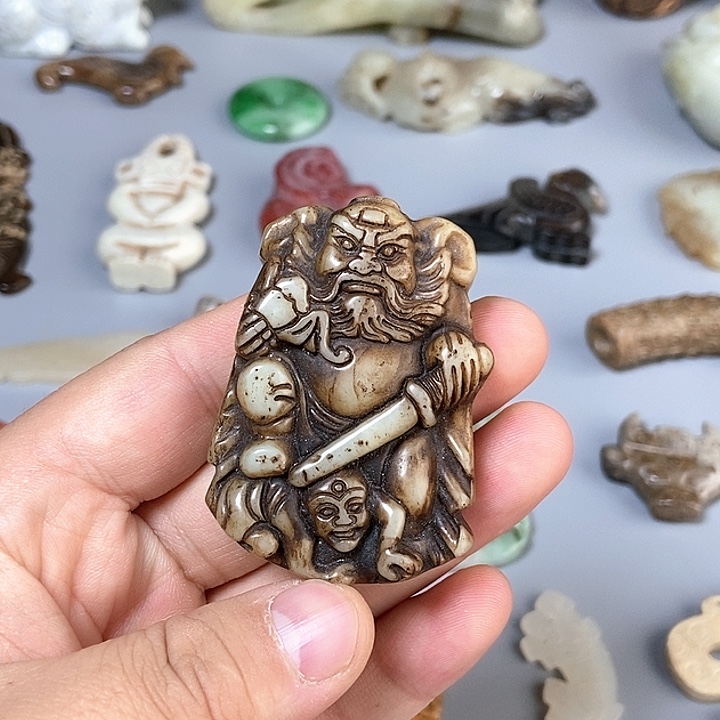 和田玉未镶嵌颈饰27