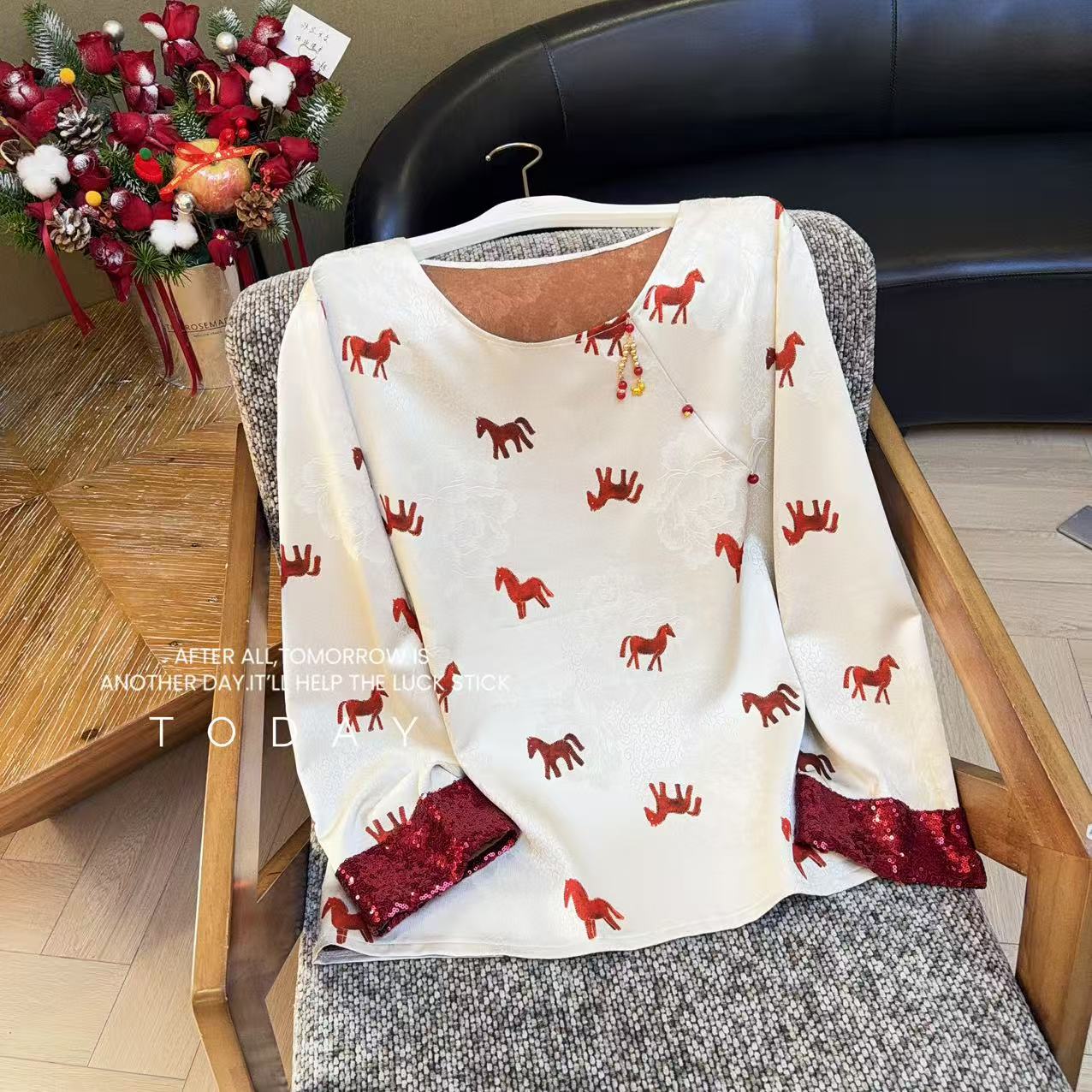 【WJ】冬款 丽   35108 上衣（2-6）