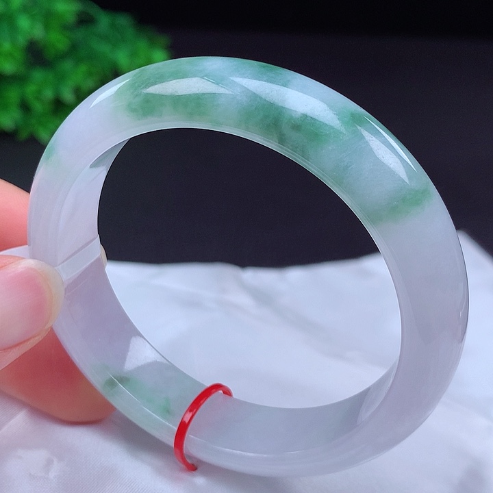 翡翠未镶嵌手镯57圈口