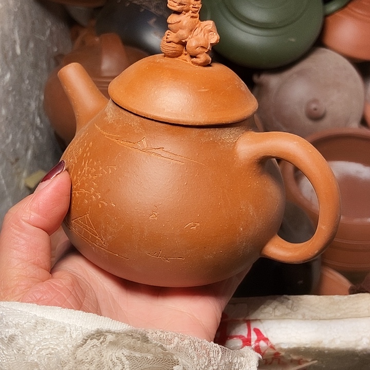 茶壶紫砂手工制作宜兴紫砂手工茶壶