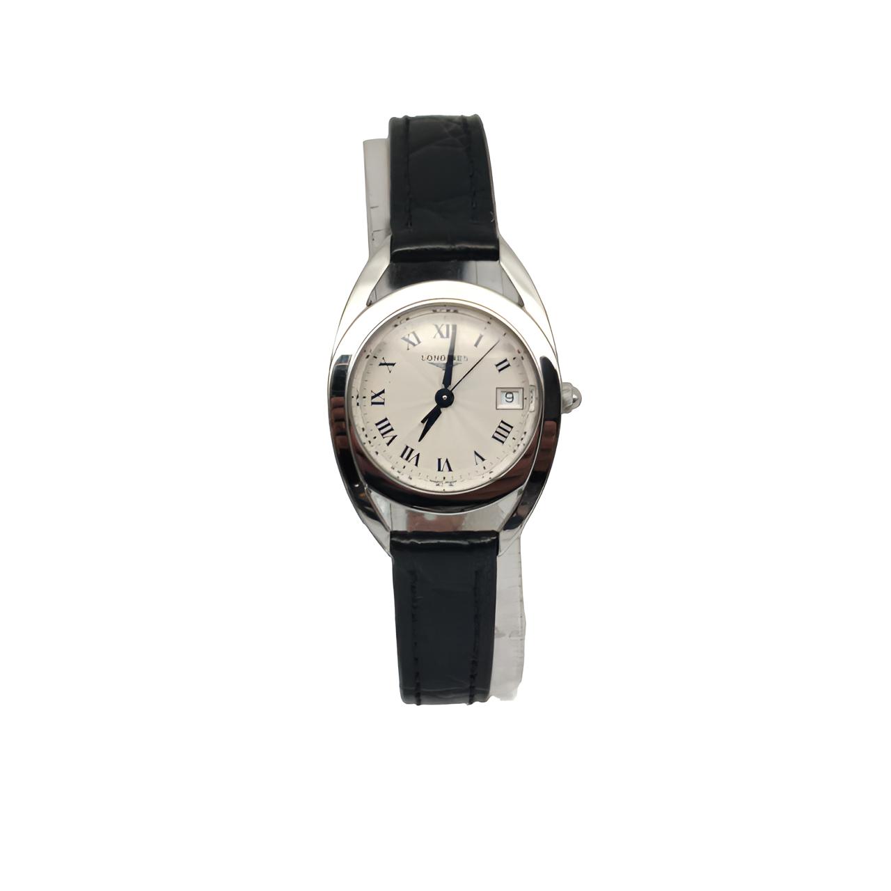 95新 Longines/浪琴 浪琴石英白盘女表/表径26/女士/