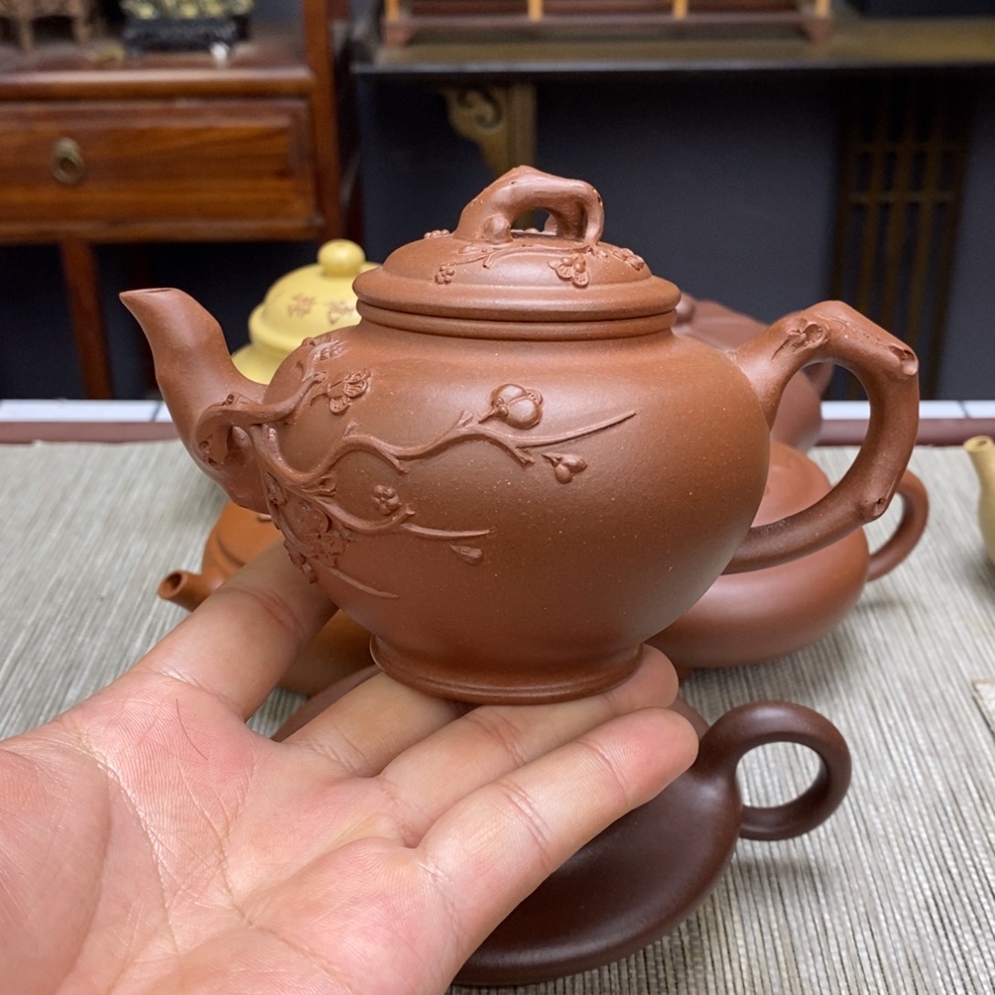 茶壶底槽青微瑕容量260