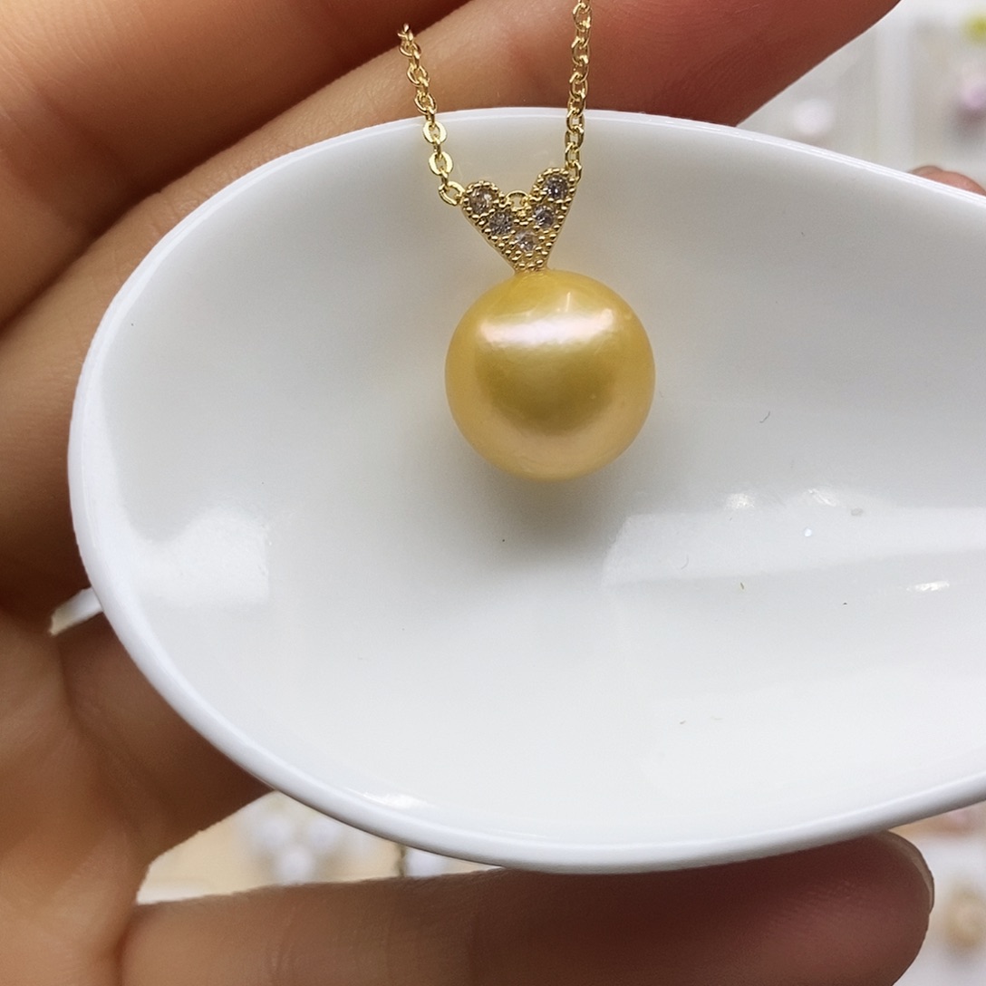 淡水珍珠颈饰合金