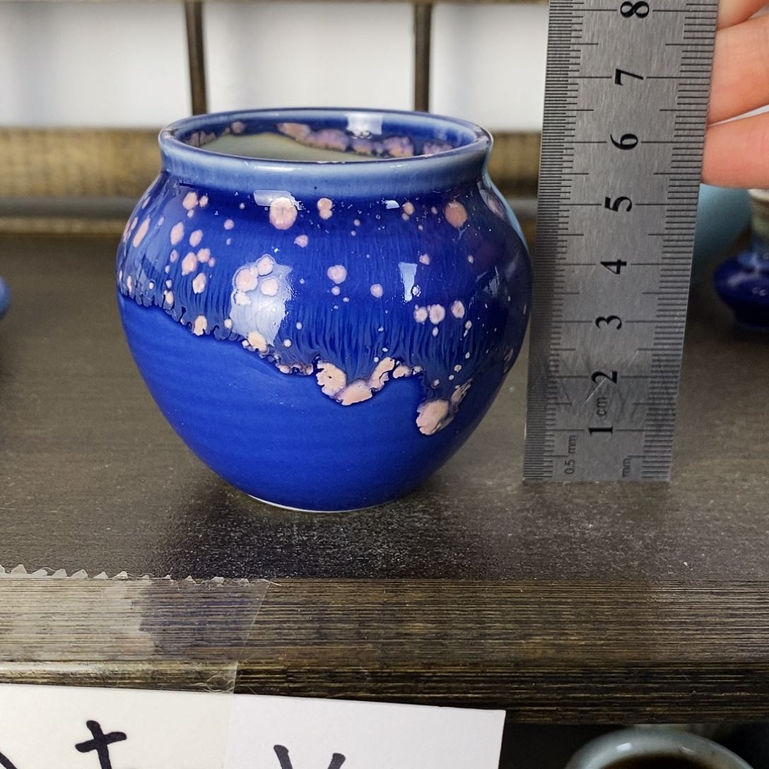 摆件景德镇高温陶瓷小花瓶