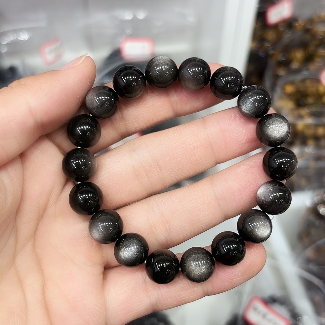 水晶手链未镶嵌银卡12