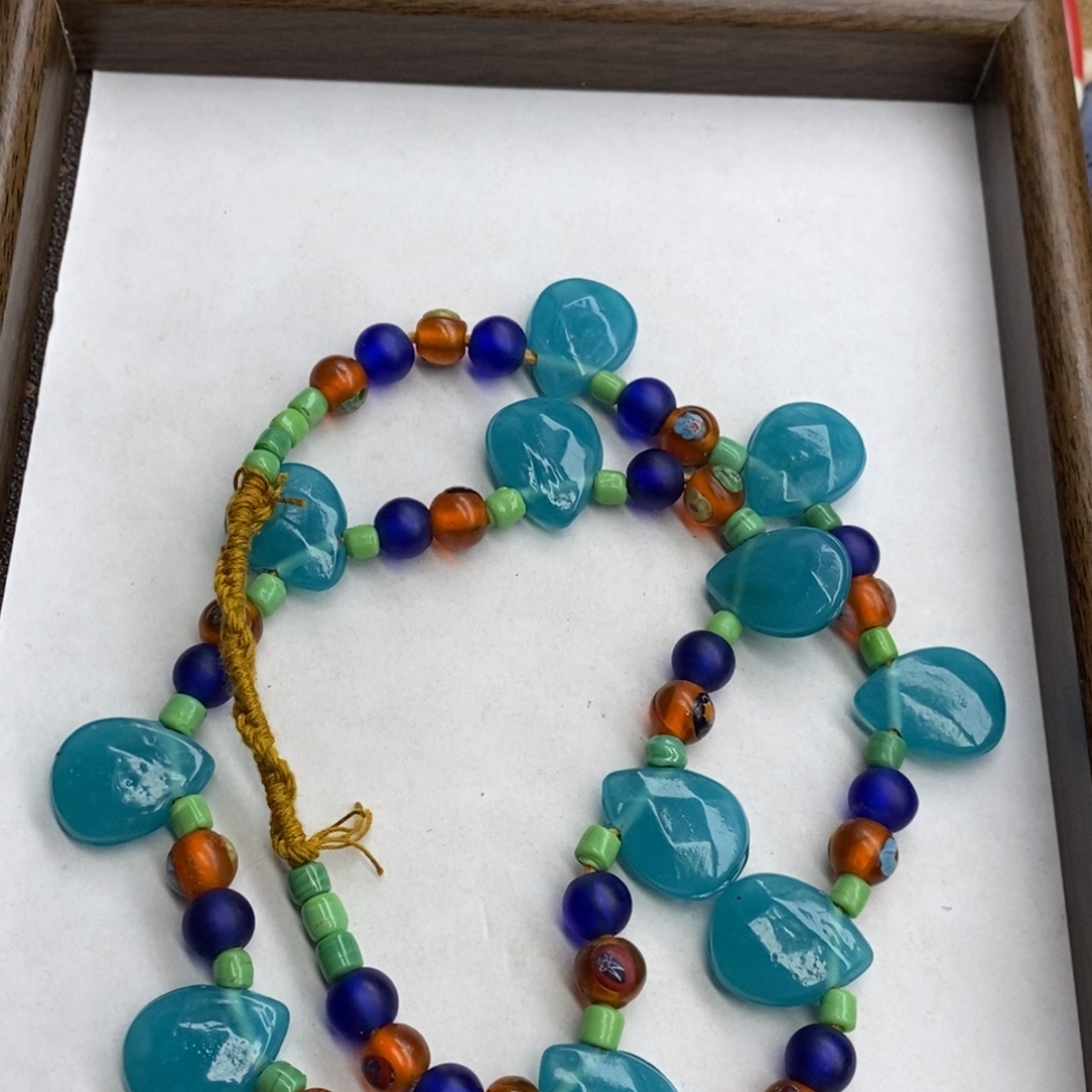 颈饰琉璃尼泊尔超大水滴015