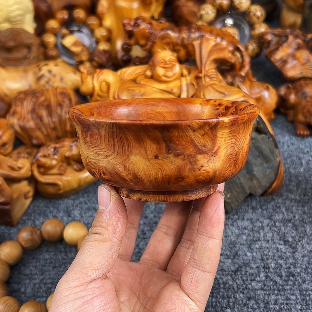 柏木崖柏满瘤疤碗