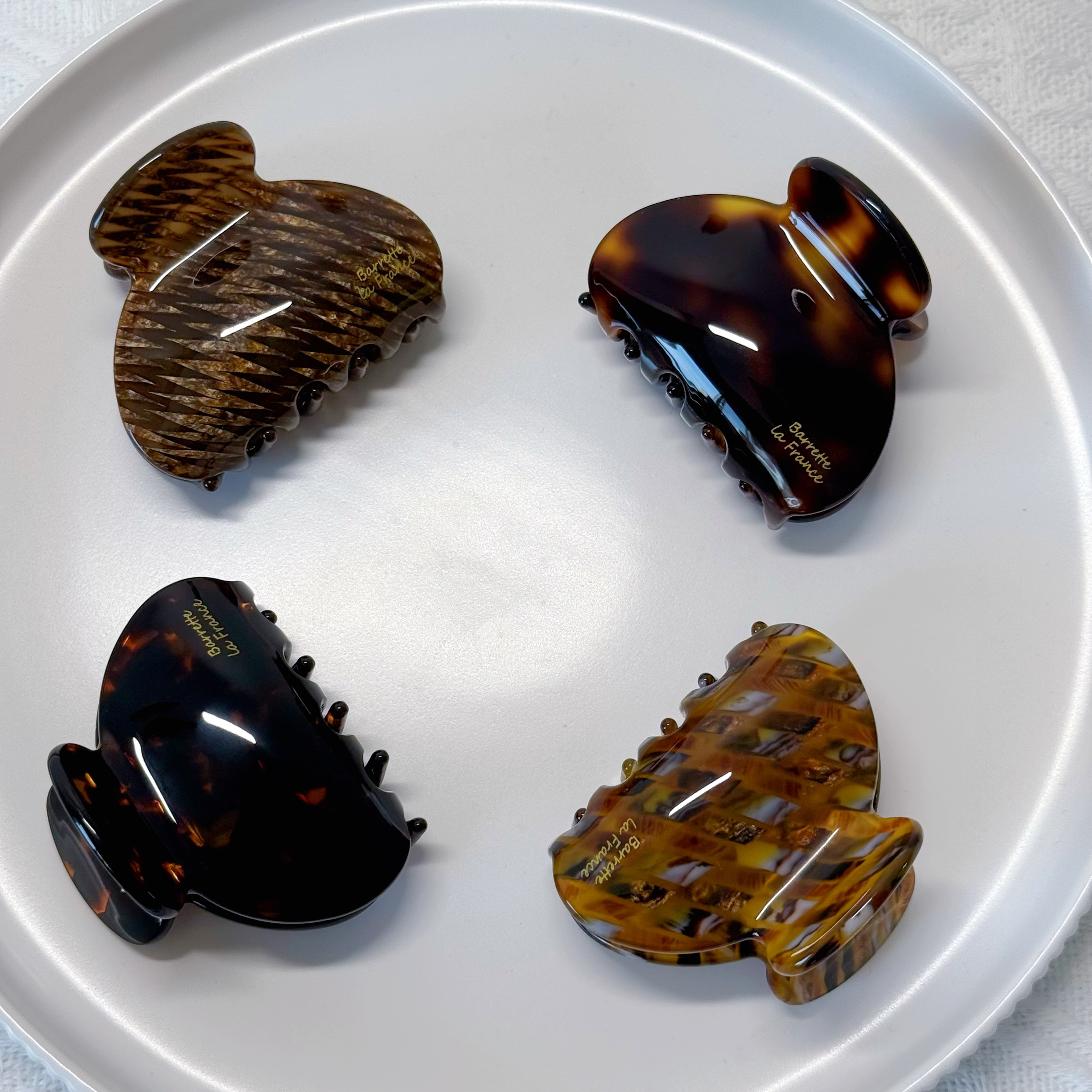 醋酸外贸贵板高级5.6厘米约4指空间抓夹半扎韩式气质 产品无完美