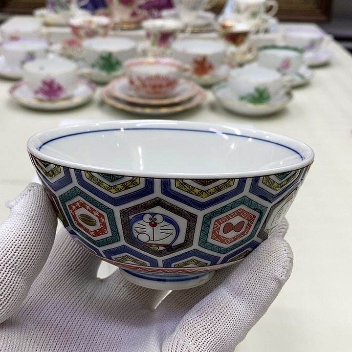 摆件进口瓷器九谷联名