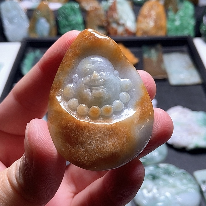 翡翠未镶嵌颈饰翡翠a货