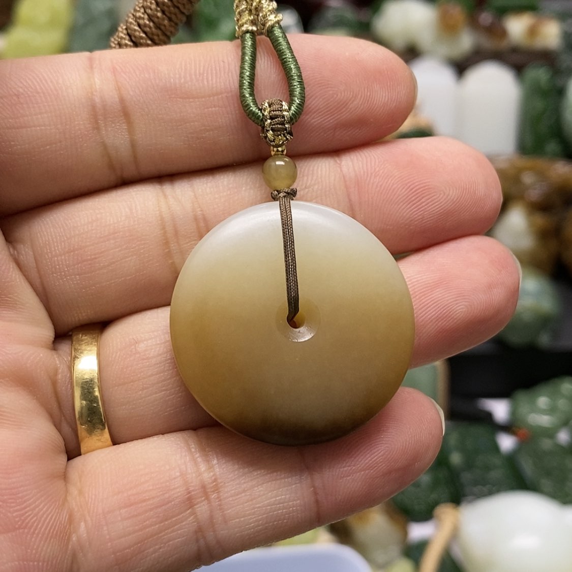 【闪购商品】和田玉颈饰未镶嵌风**浪