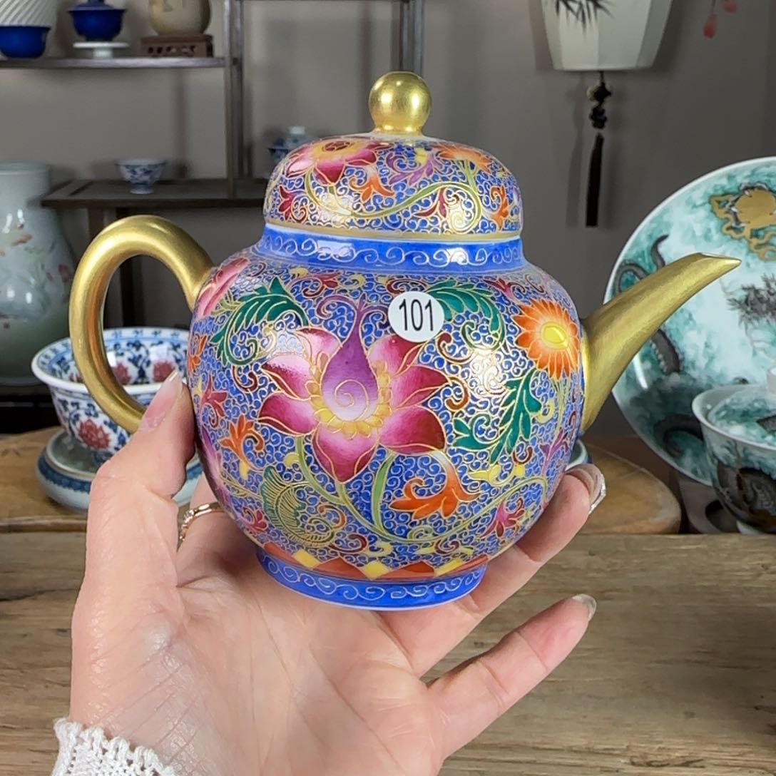 杯景德镇陶瓷柴烧多人