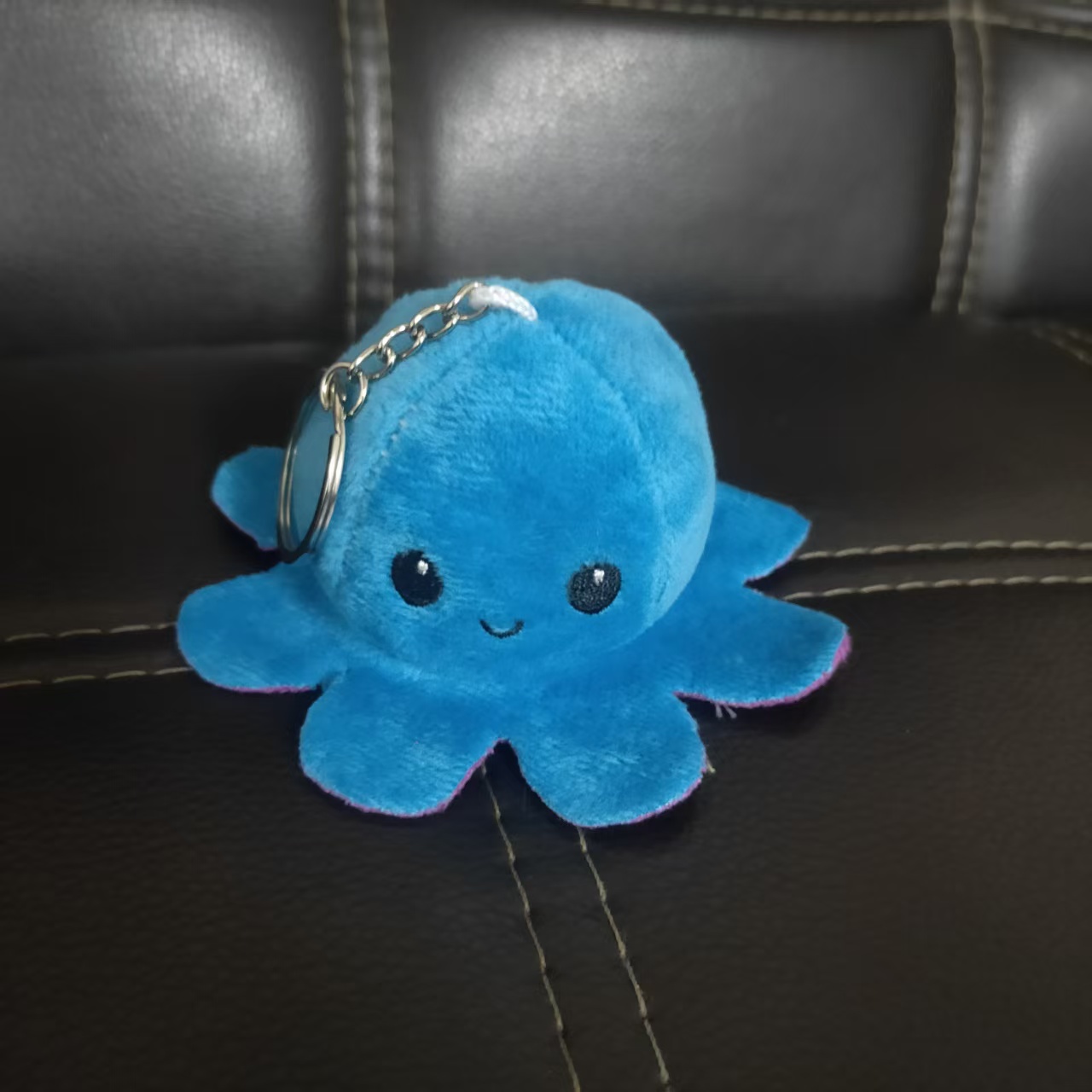 双面章鱼小公仔可翻转变脸可爱毛绒玩具生日礼物