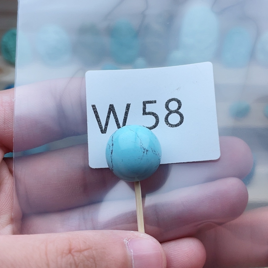 绿松石未镶嵌挂件